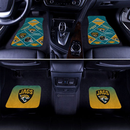Jacksonville Jaguars Car Floor Mats Sporty Team Collection - Gearcarcover - 2