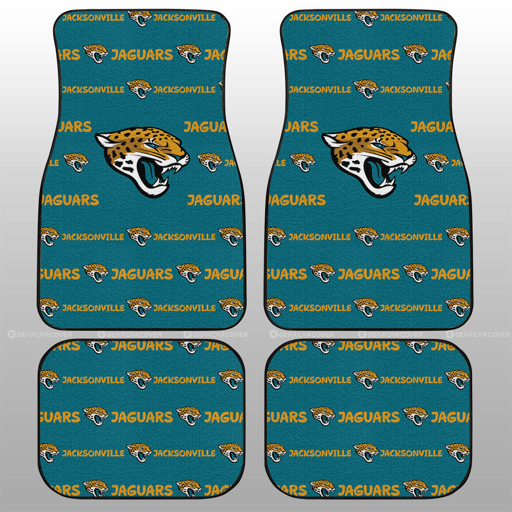 Jacksonville Jaguars Car Floor Mats Sporty Team Collection - Gearcarcover - 1