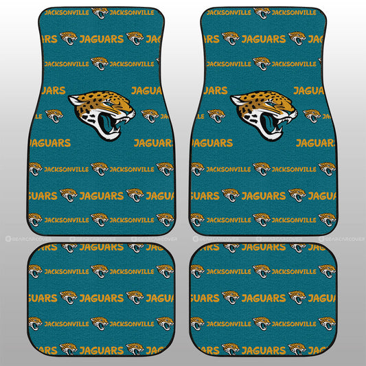 Jacksonville Jaguars Car Floor Mats Sporty Team Collection - Gearcarcover - 1