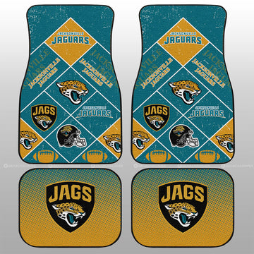 Jacksonville Jaguars Car Floor Mats Sporty Team Collection - Gearcarcover - 1