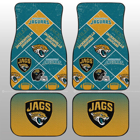Jacksonville Jaguars Car Floor Mats Sporty Team Collection - Gearcarcover - 1