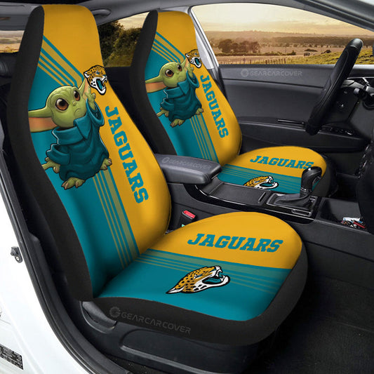 Jacksonville Jaguars Car Seat Covers Baby Yoda Car Accessories - Gearcarcover - 2