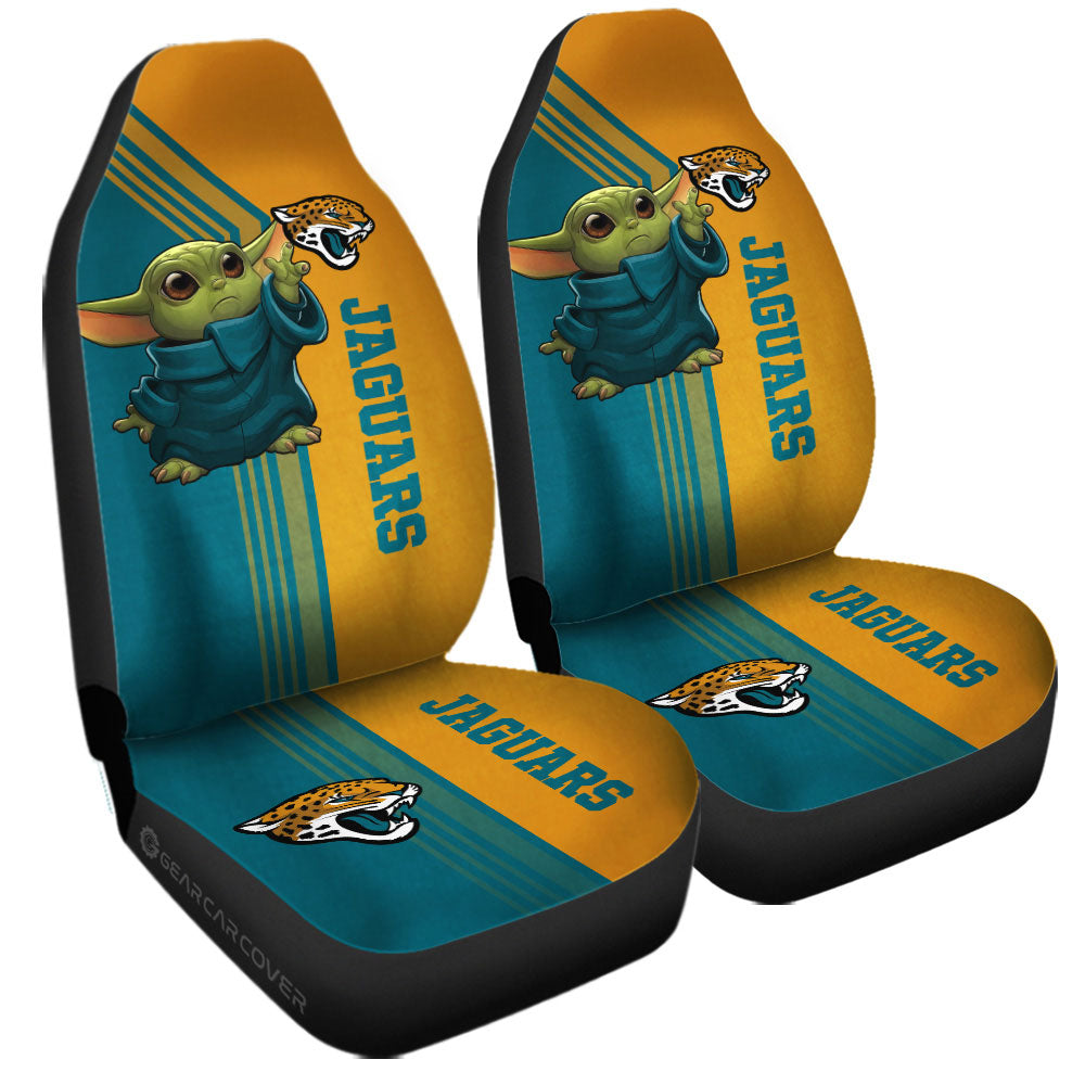 Jacksonville Jaguars Car Seat Covers Baby Yoda Car Accessories - Gearcarcover - 3