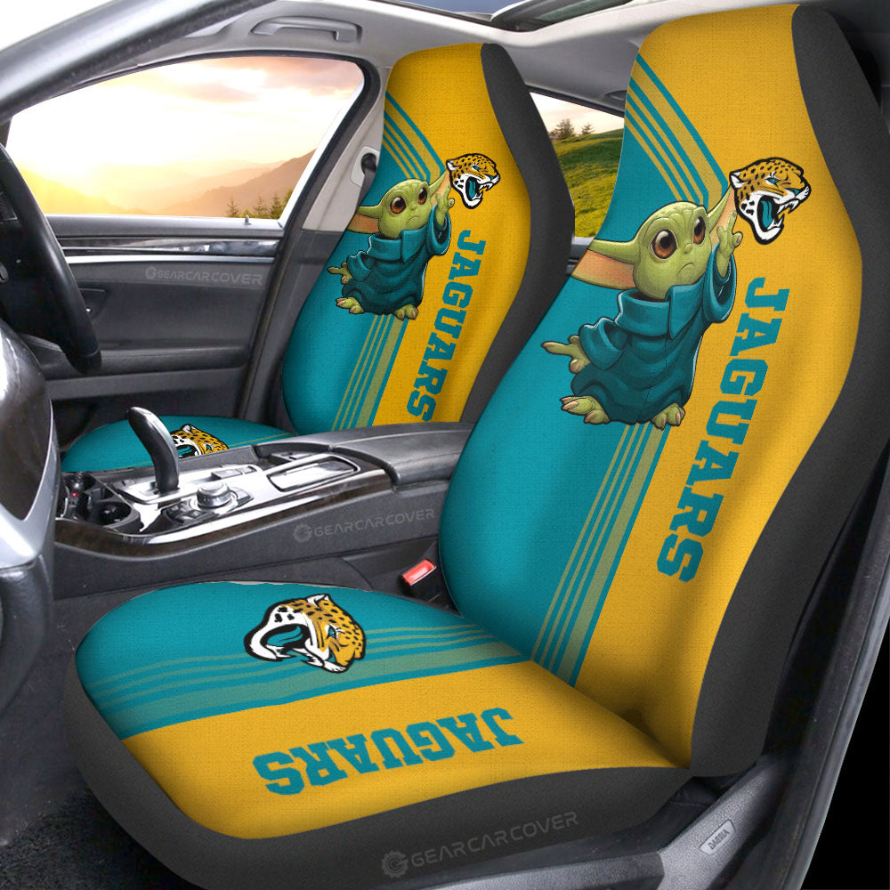 Jacksonville Jaguars Car Seat Covers Baby Yoda Car Accessories - Gearcarcover - 1