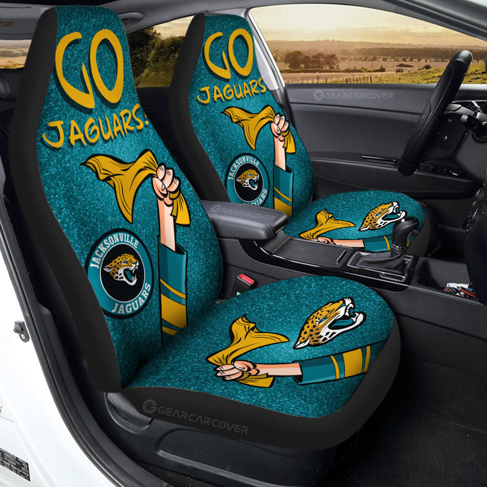 Jacksonville Jaguars Car Seat Covers Custom Car Accessories - Gearcarcover - 2