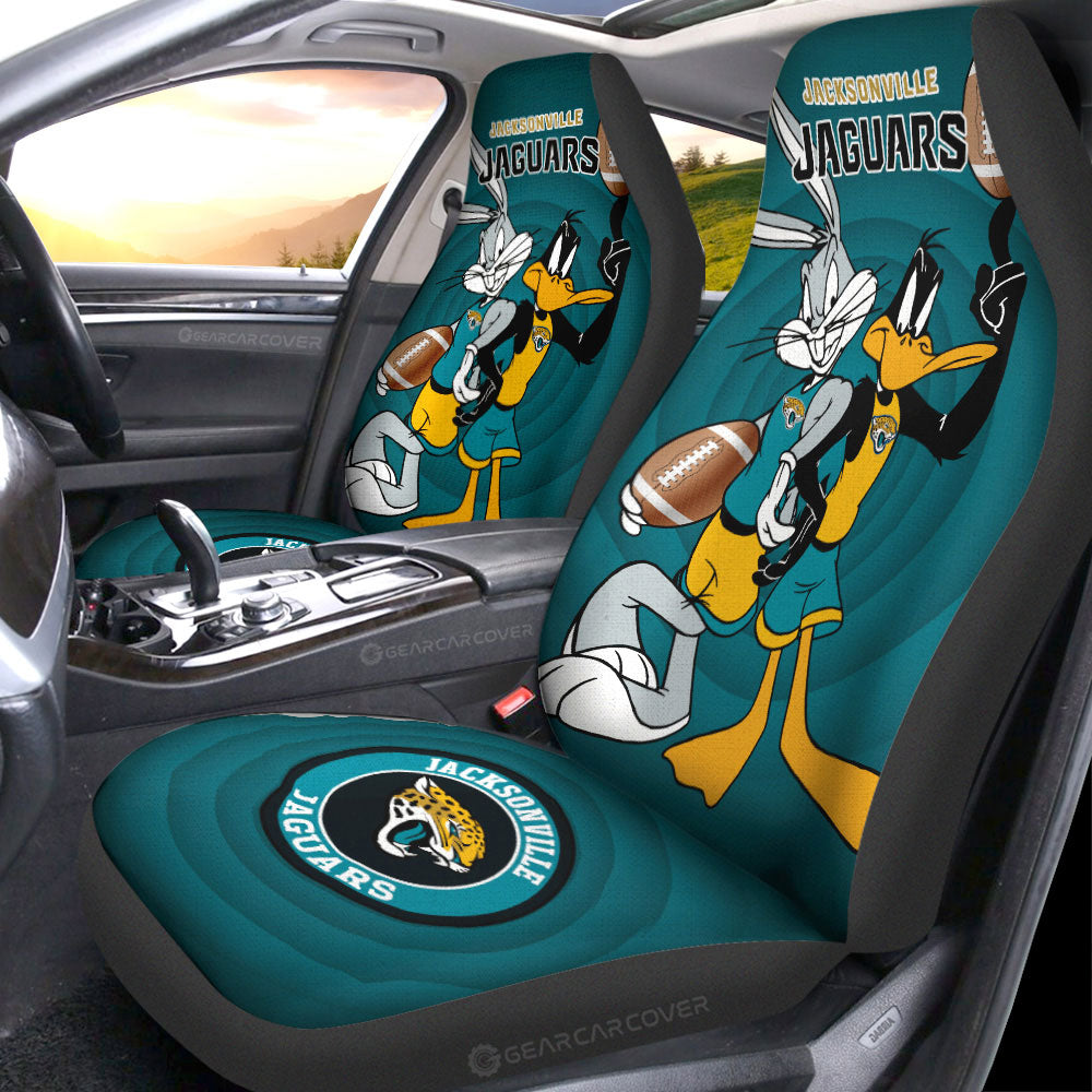 Jacksonville Jaguars Car Seat Covers Custom Car Accessories - Gearcarcover - 1