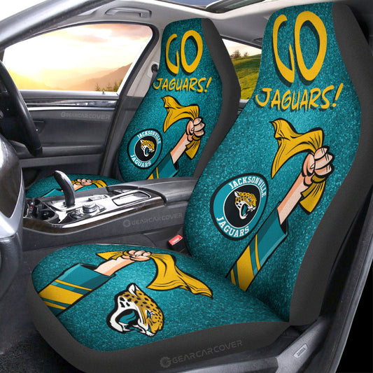 Jacksonville Jaguars Car Seat Covers Custom Car Accessories - Gearcarcover - 1
