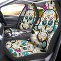 Jacksonville Jaguars Car Seat Covers Custom Sugar Skull Car Accessories - Gearcarcover - 1