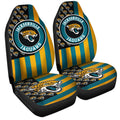 Jacksonville Jaguars Car Seat Covers Custom US Flag Style - Gearcarcover - 3