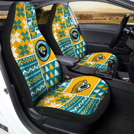 Jacksonville Jaguars Car Seat Covers Custom Ugly Style Car Accessories - Gearcarcover - 2