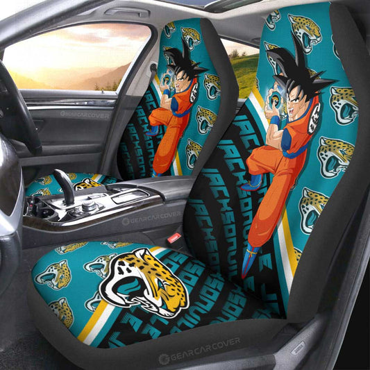 Jacksonville Jaguars Car Seat Covers Goku Car Decorations For Fans - Gearcarcover - 2