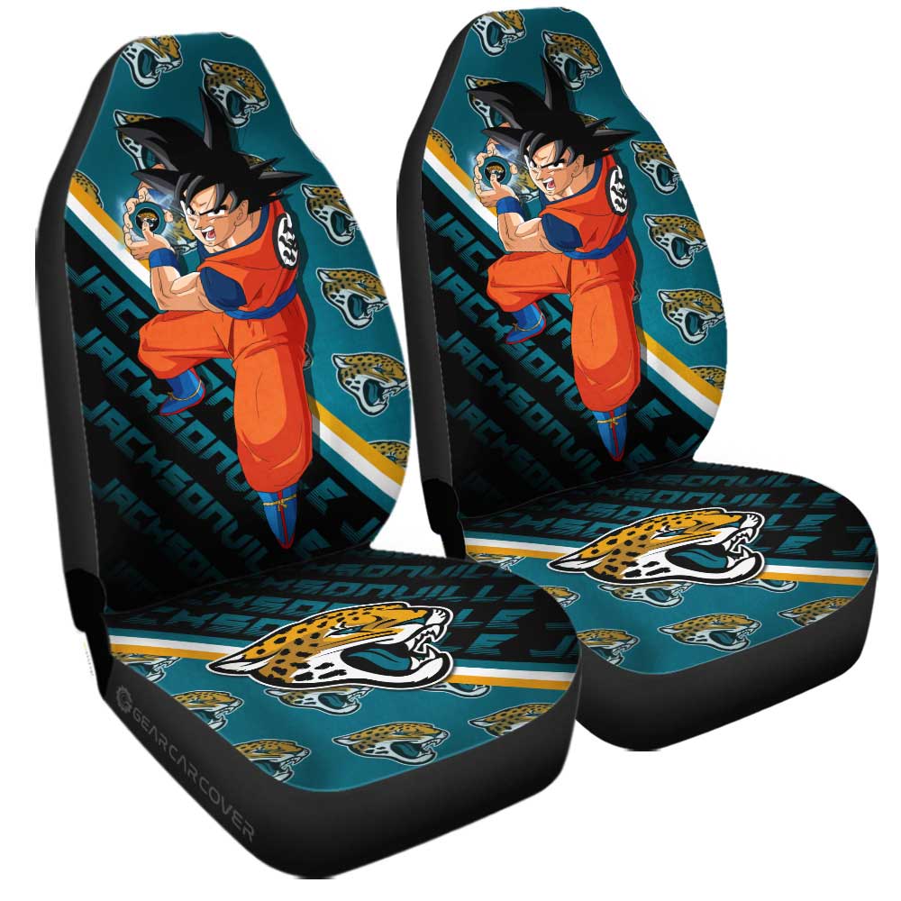 Jacksonville Jaguars Car Seat Covers Goku Car Decorations For Fans - Gearcarcover - 3