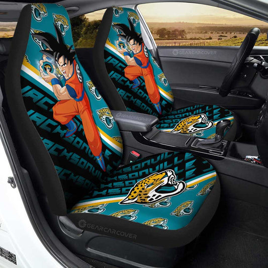Jacksonville Jaguars Car Seat Covers Goku Car Decorations For Fans - Gearcarcover - 1
