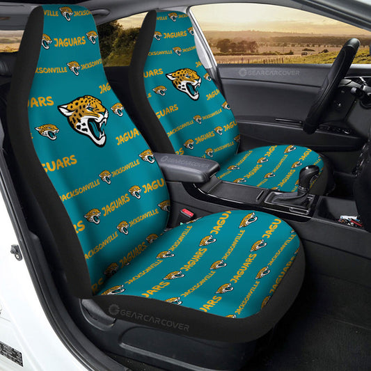 Jacksonville Jaguars Car Seat Covers Sporty Team Collection - Gearcarcover - 2