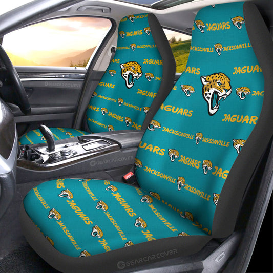 Jacksonville Jaguars Car Seat Covers Sporty Team Collection - Gearcarcover - 1