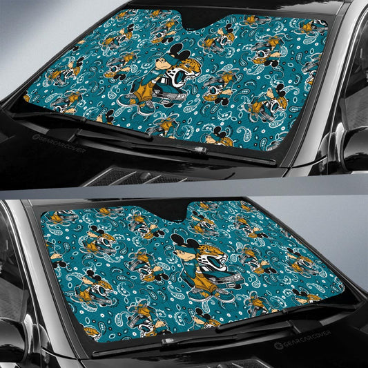 Jacksonville Jaguars Car Sunshade Cartoon Theme Collection - Gearcarcover - 2