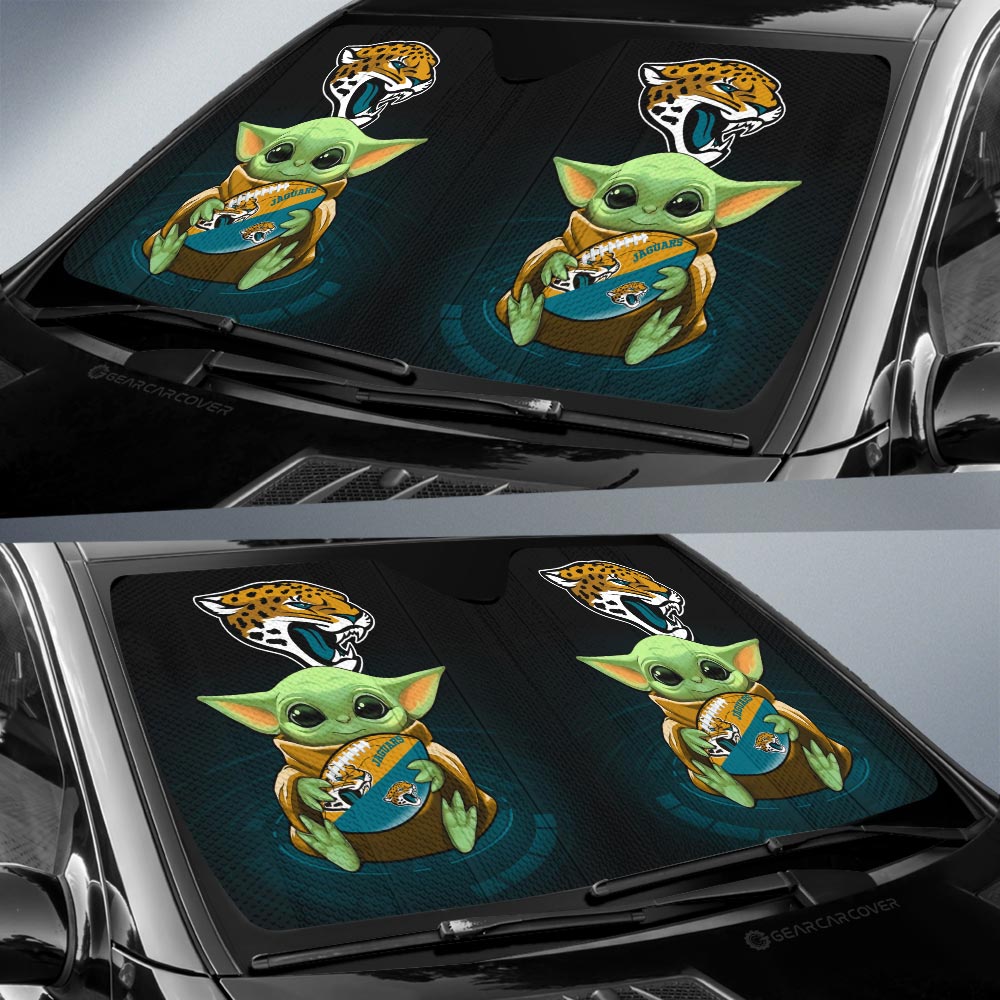 Jacksonville Jaguars Car Sunshade Custom Car Accessories For Fan - Gearcarcover - 2