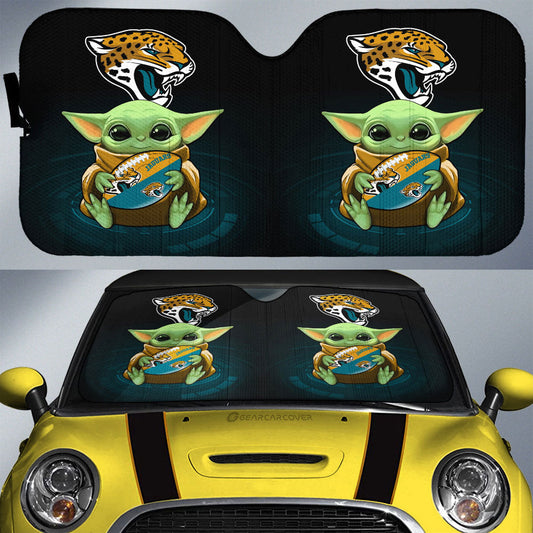 Jacksonville Jaguars Car Sunshade Custom Car Accessories For Fan - Gearcarcover - 1