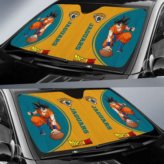 Jacksonville Jaguars Car Sunshade Custom Car Accessories For Fans - Gearcarcover - 2