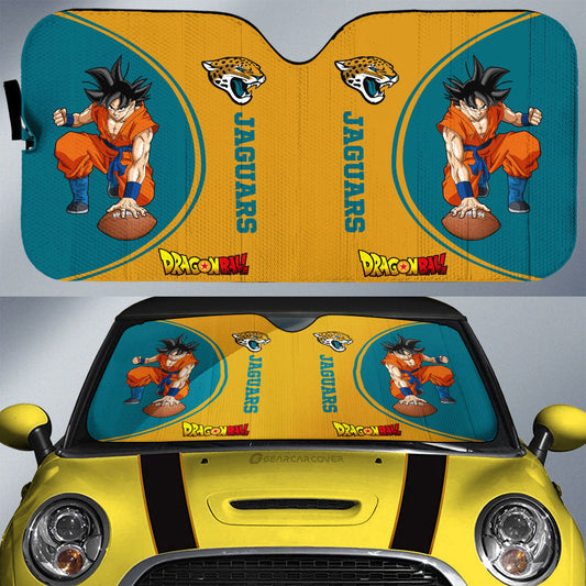 Jacksonville Jaguars Car Sunshade Custom Car Accessories For Fans - Gearcarcover - 1