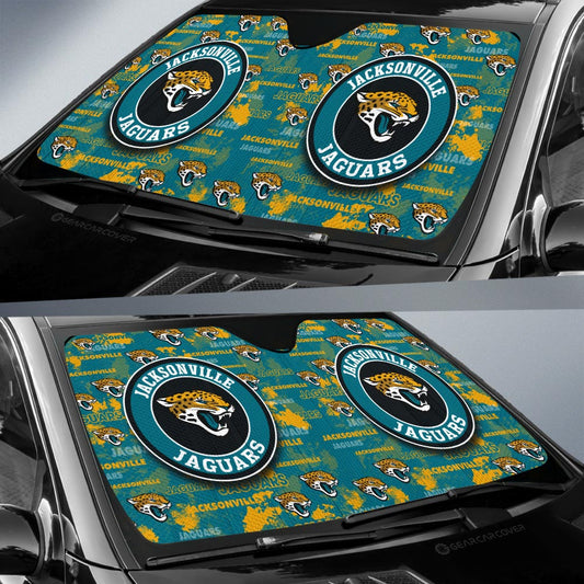 Jacksonville Jaguars Car Sunshade Custom Car Accessories - Gearcarcover - 2