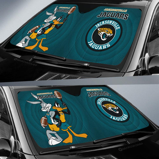 Jacksonville Jaguars Car Sunshade Custom Car Accessories - Gearcarcover - 2