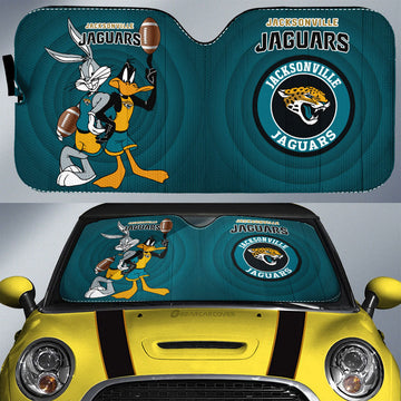 Jacksonville Jaguars Car Sunshade Custom Car Accessories - Gearcarcover - 1