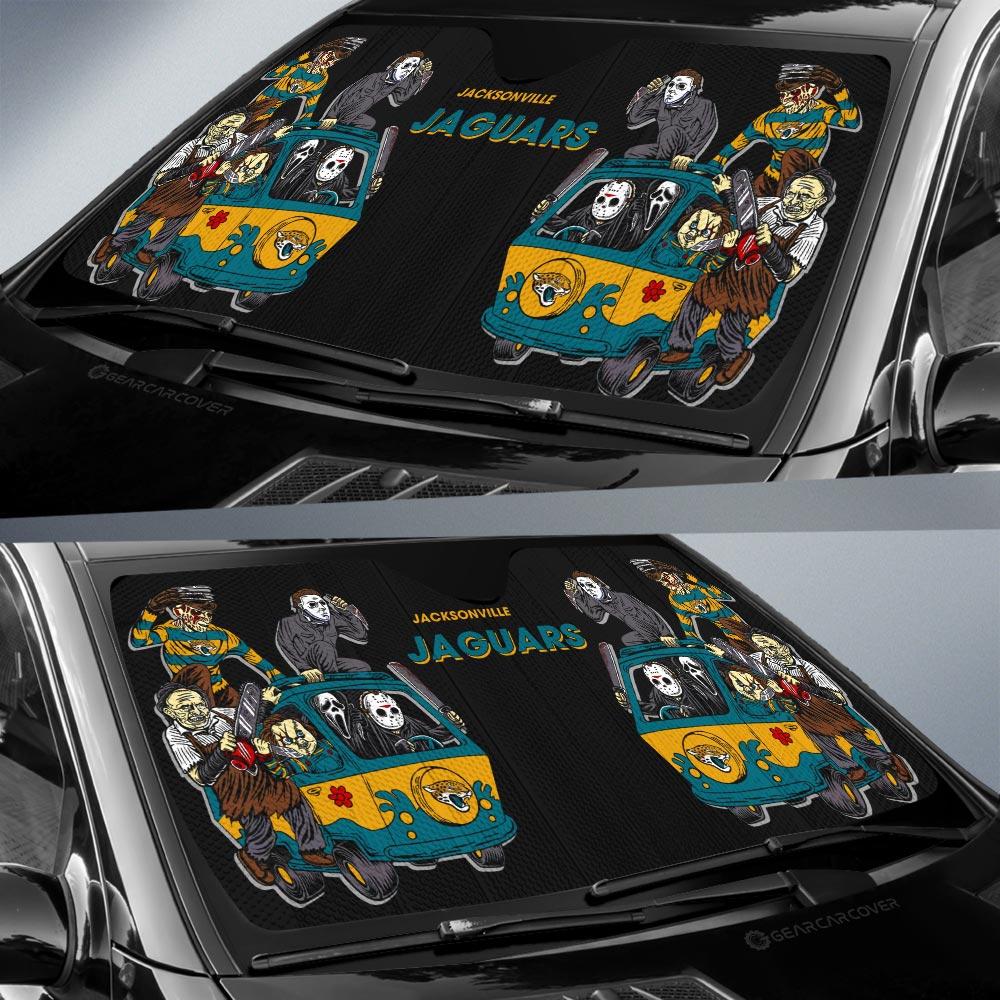 Jacksonville Jaguars Car Sunshade Custom Car Accessories - Gearcarcover - 2