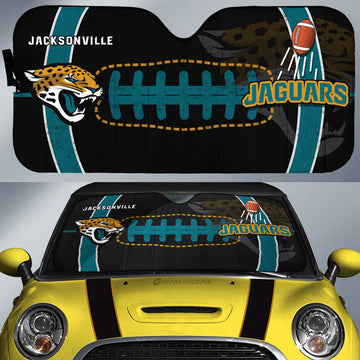 Jacksonville Jaguars Car Sunshade Custom Car Accessories - Gearcarcover - 1