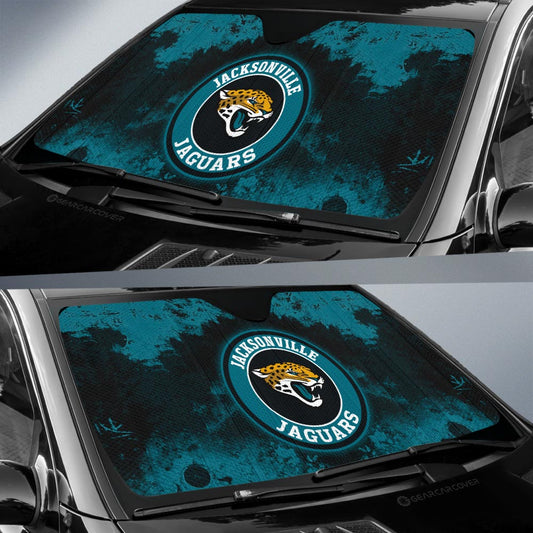 Jacksonville Jaguars Car Sunshade Custom Car Accessories - Gearcarcover - 2