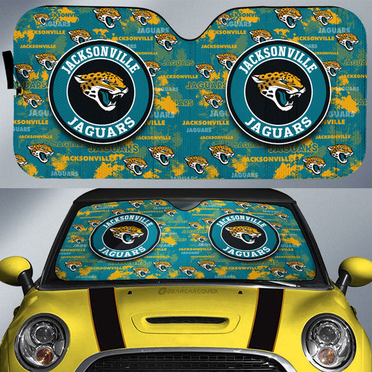 Jacksonville Jaguars Car Sunshade Custom Car Accessories - Gearcarcover - 1