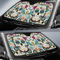 Jacksonville Jaguars Car Sunshade Custom Sugar Skull Car Accessories - Gearcarcover - 2