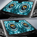 Jacksonville Jaguars Car Sunshade Custom Tie Dye Car Accessories - Gearcarcover - 2