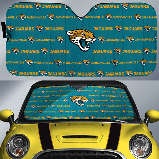Jacksonville Jaguars Car Sunshade Sporty Team Collection - Gearcarcover - 1