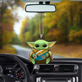 Jacksonville Jaguars Ornament Baby Yoda Car Accessories - Gearcarcover - 3