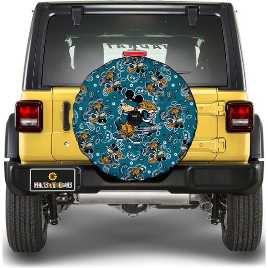 Jacksonville Jaguars Spare Tire Covers Camera Hole Cartoon Theme Collection - Gearcarcover - 1