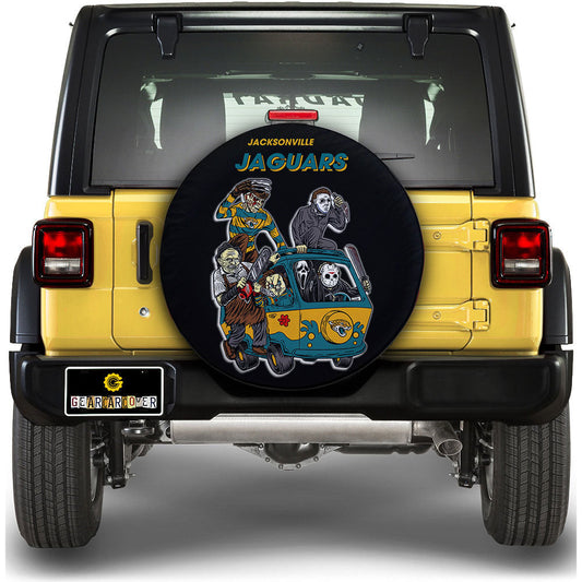 Jacksonville Jaguars Spare Tire Covers Horror Characters Car Accessories - Gearcarcover - 1