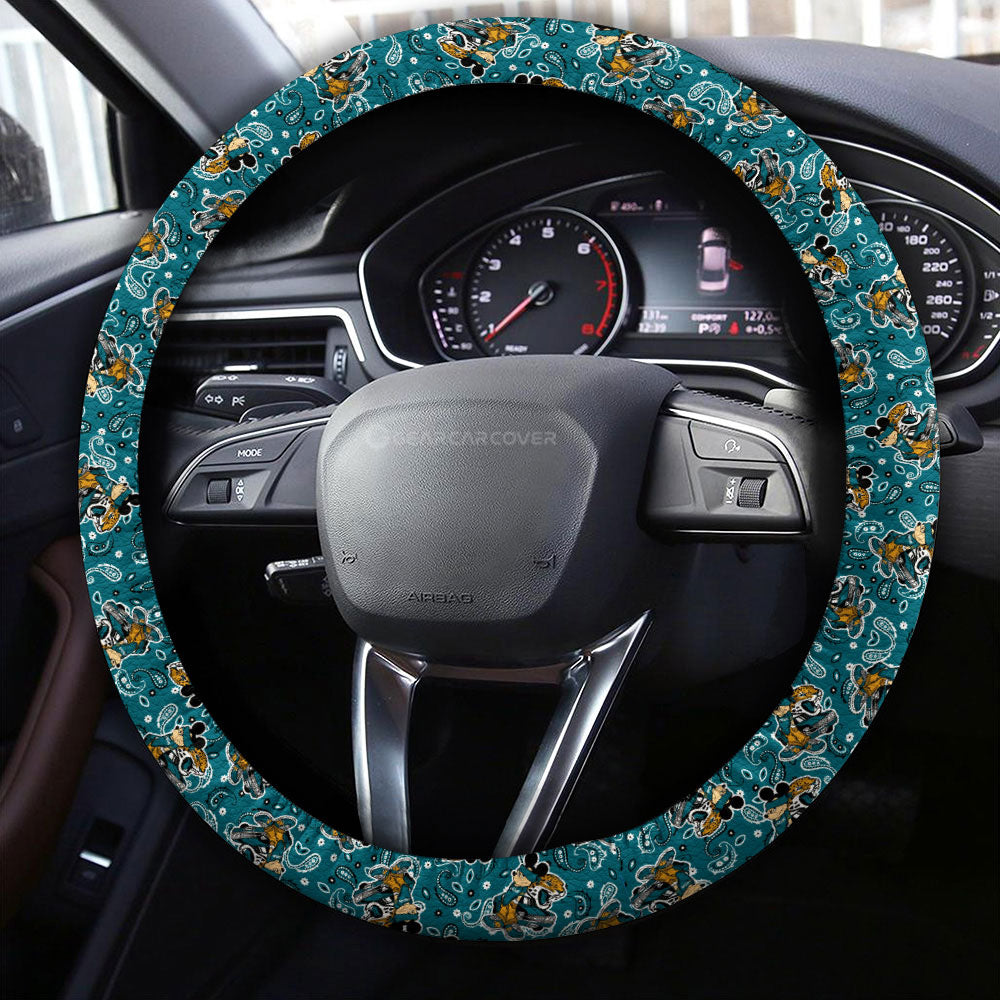 Jacksonville Jaguars Steering Wheel Cover Cartoon Theme Collection - Gearcarcover - 4