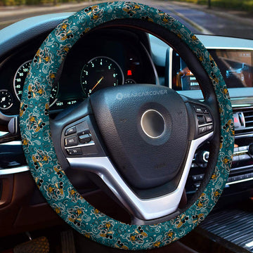 Jacksonville Jaguars Steering Wheel Cover Cartoon Theme Collection - Gearcarcover - 1
