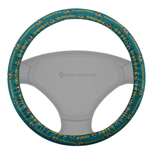 Jacksonville Jaguars Steering Wheel Cover Sporty Team Collection - Gearcarcover - 2