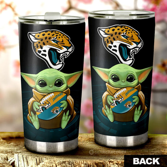 Jacksonville Jaguars Tumbler Cup Custom Car Accessories For Fan - Gearcarcover - 2