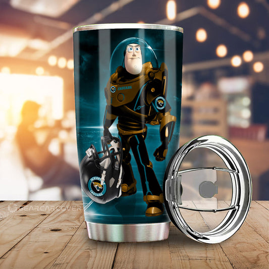 Jacksonville Jaguars Tumbler Cup Custom Car Accessories For Fan - Gearcarcover - 1