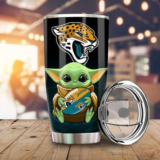 Jacksonville Jaguars Tumbler Cup Custom Car Accessories For Fan - Gearcarcover - 1