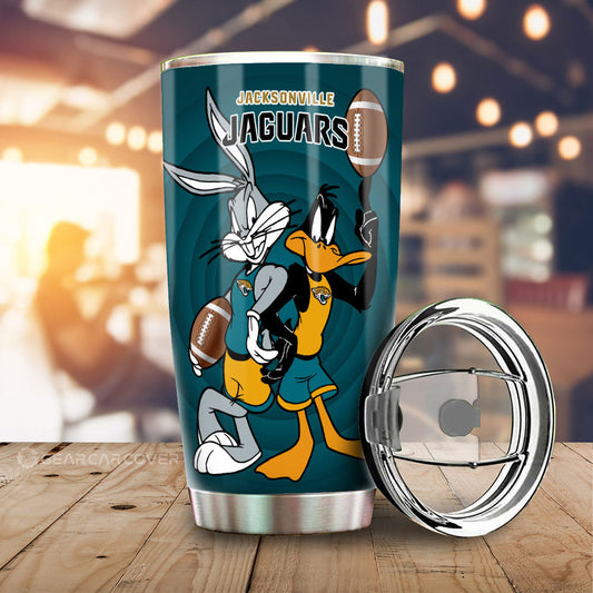 Jacksonville Jaguars Tumbler Cup Custom Car Accessories - Gearcarcover - 2
