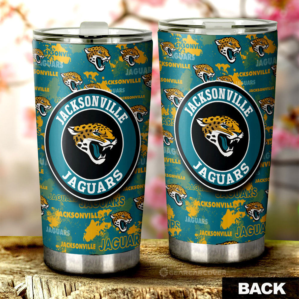 Jacksonville Jaguars Tumbler Cup Custom Car Accessories - Gearcarcover - 2