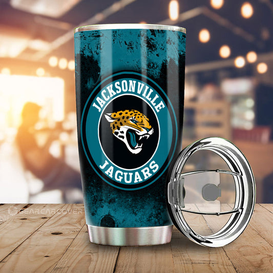 Jacksonville Jaguars Tumbler Cup Custom Car Accessories - Gearcarcover - 2