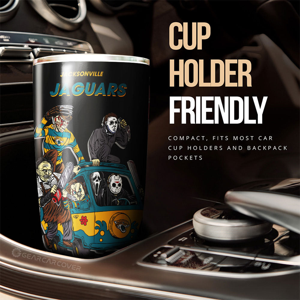 Jacksonville Jaguars Tumbler Cup Custom Car Accessories - Gearcarcover - 3