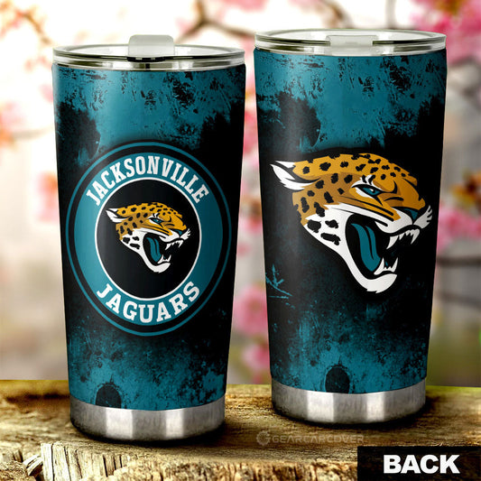 Jacksonville Jaguars Tumbler Cup Custom Car Accessories - Gearcarcover - 1