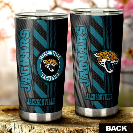 Jacksonville Jaguars Tumbler Cup Custom Car Accessories - Gearcarcover - 1