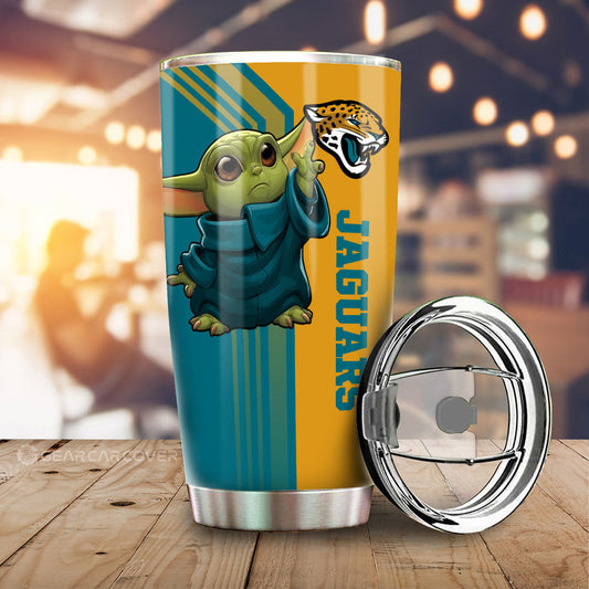 Jacksonville Jaguars Tumbler Cup Custom Car Accessories - Gearcarcover - 1